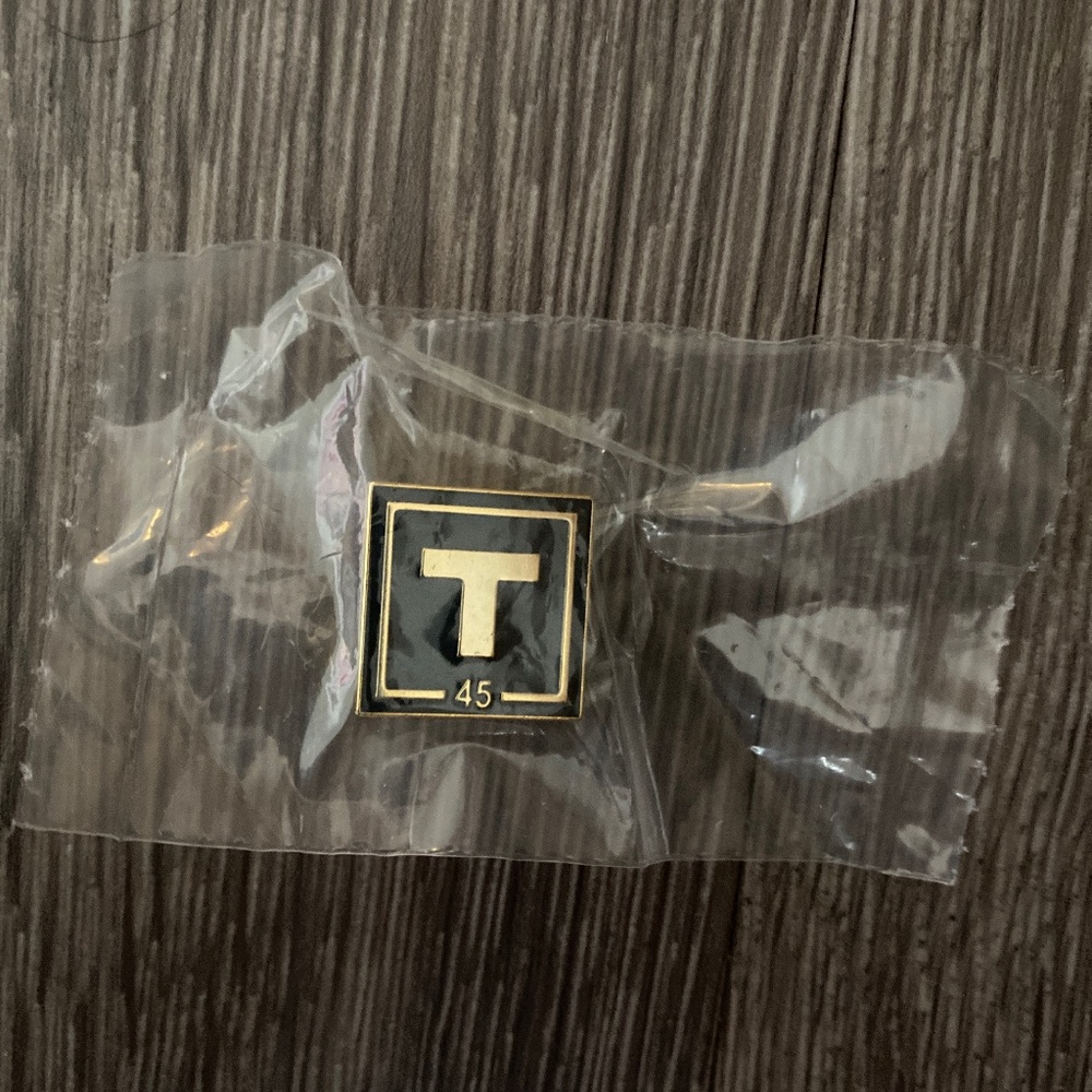 Trump T 45 Lapel Pin Blue
